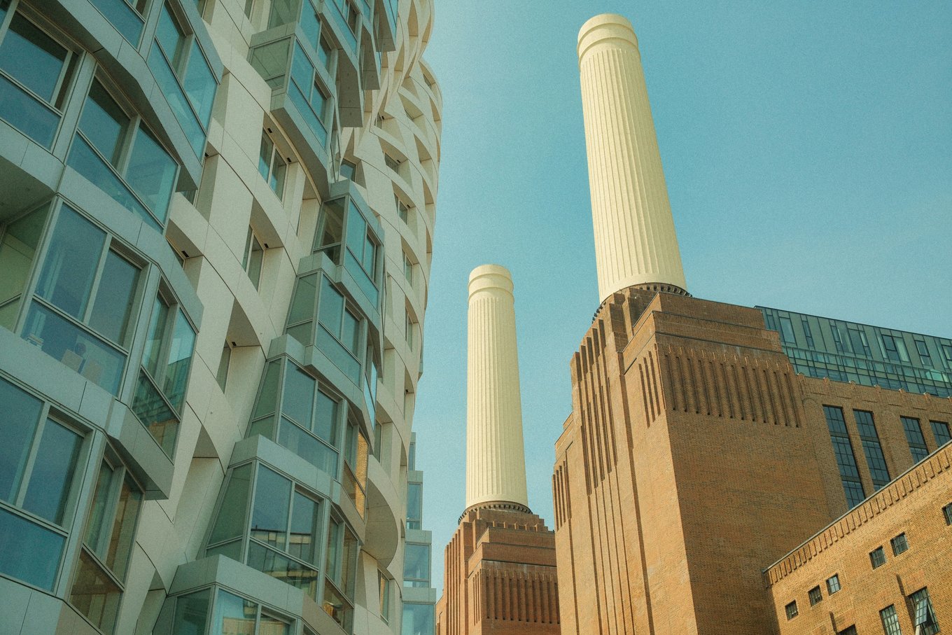 Battersea Power Station, a blend of industrial history and modern design in London