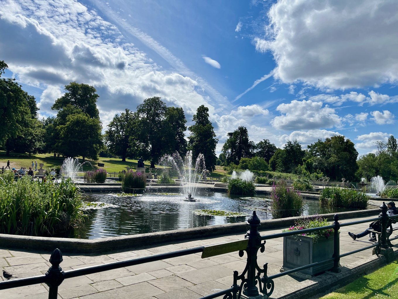 Hyde Park in the summer