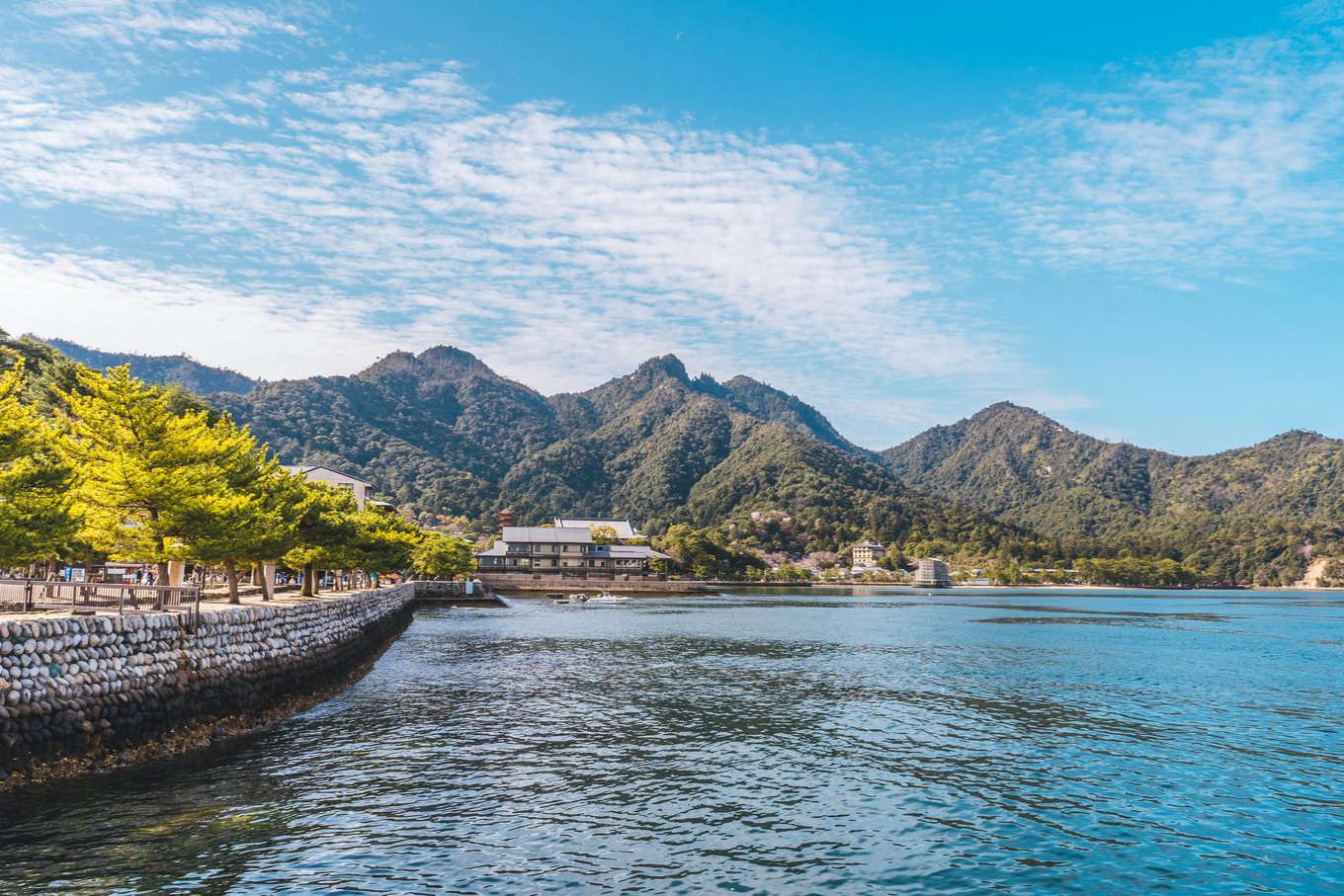 Scenic Photo of Miyajima Island in Hiroshima
