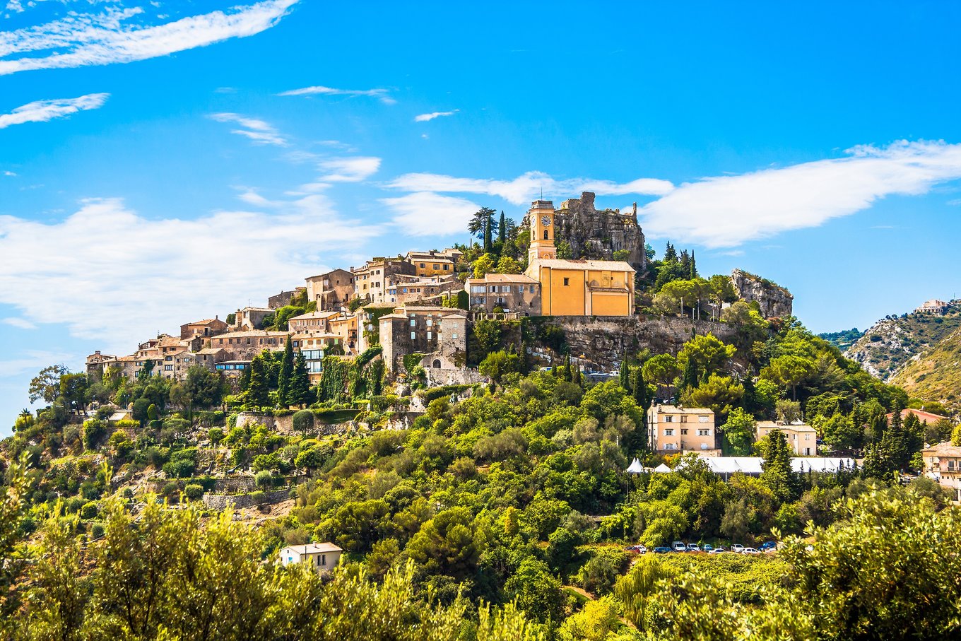 The medieval hilltop village of Èze in the French Riviera