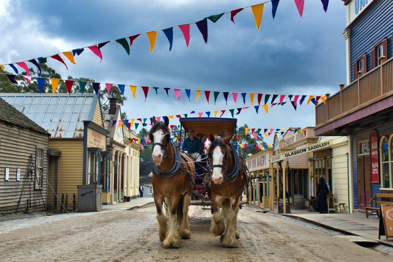 Go back into the 1850s gold rush era at Sovereign Hill, a lively open-air museum recreating colonial Victoria