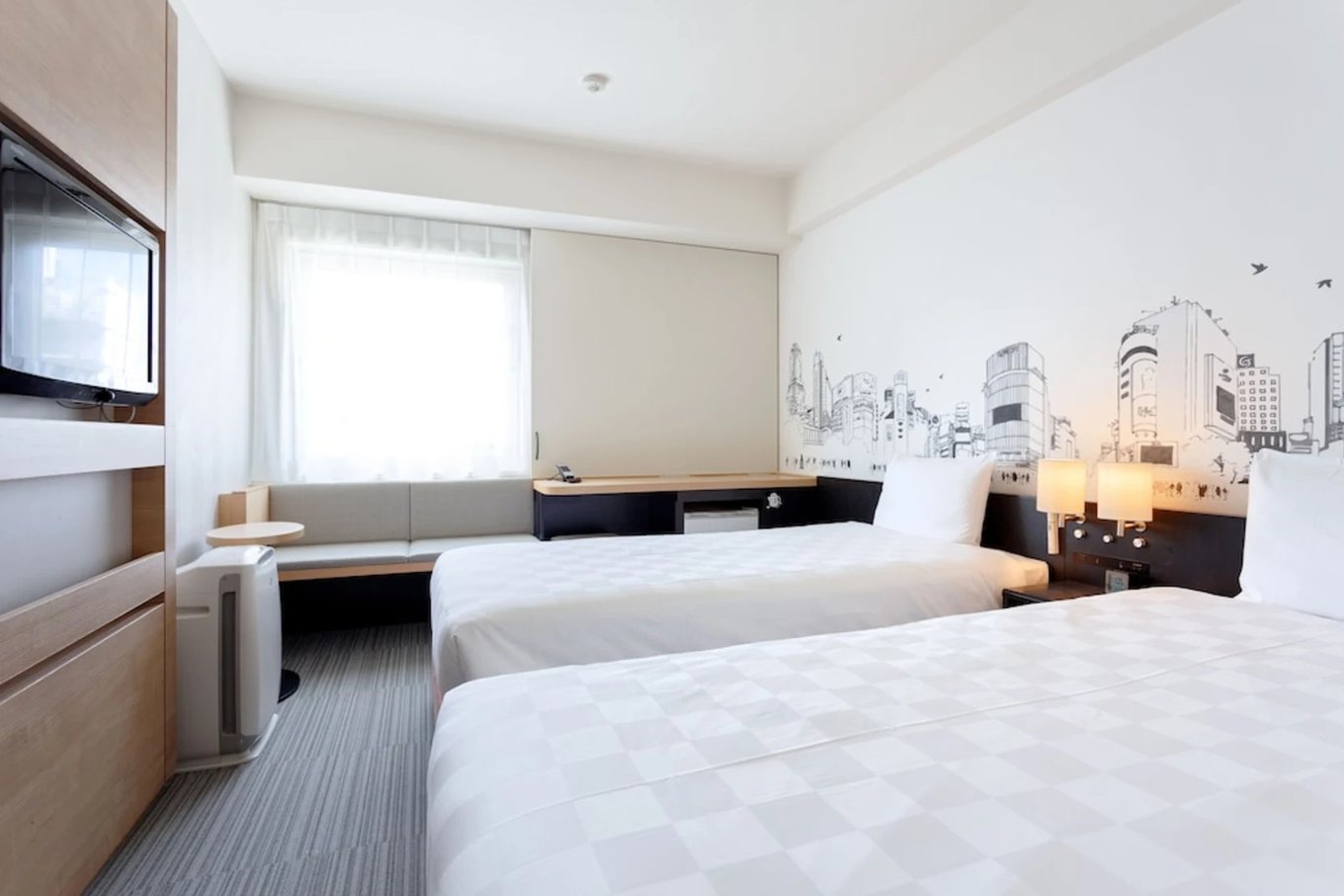 A hotel room in Shibuya Tokyu REI Hotel