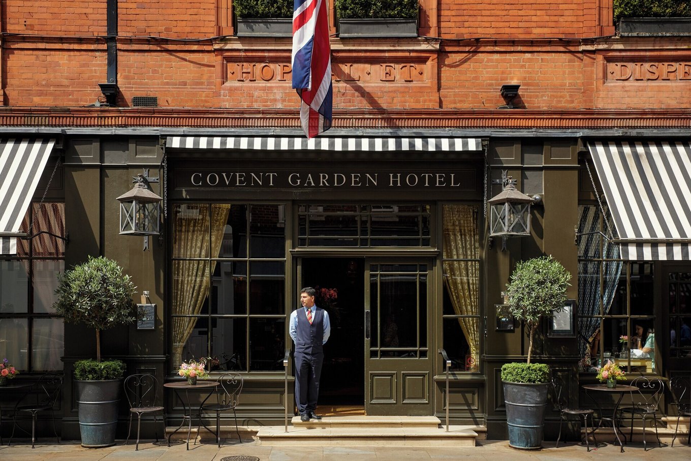 Front of the Covent Garden Hotel 