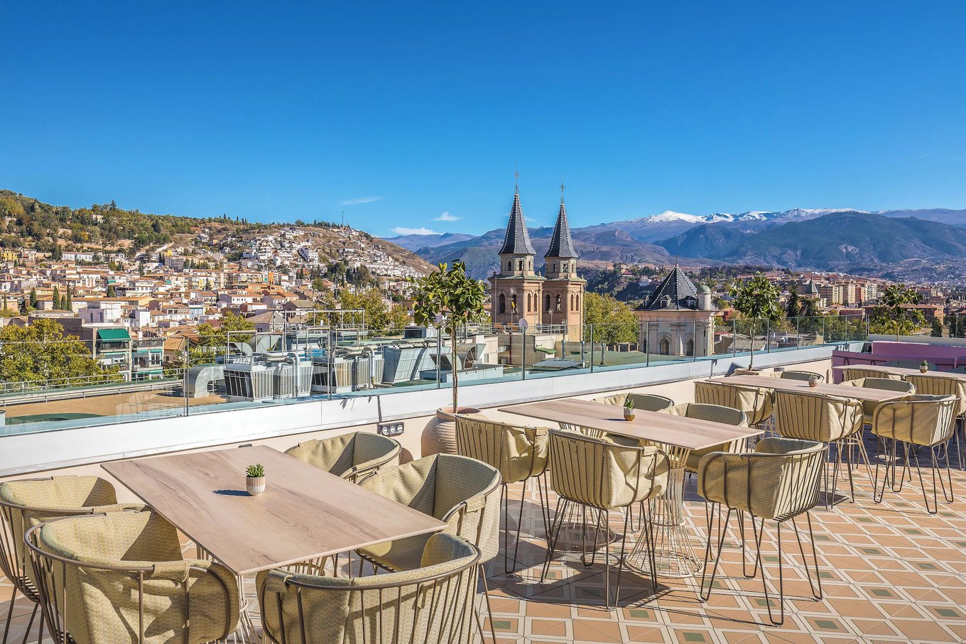 View from Barceló Carmen Granada’s rooftop