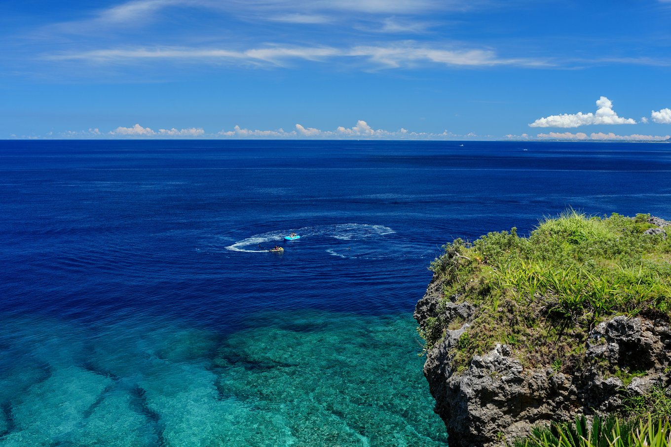 Rocky cliffs in Okinawa