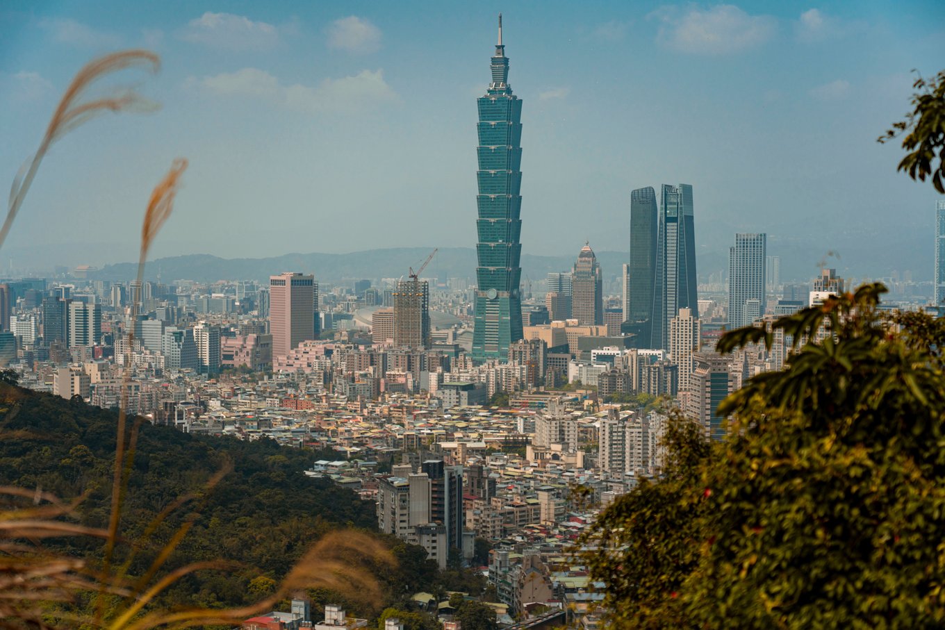 View of Taipei cityscape