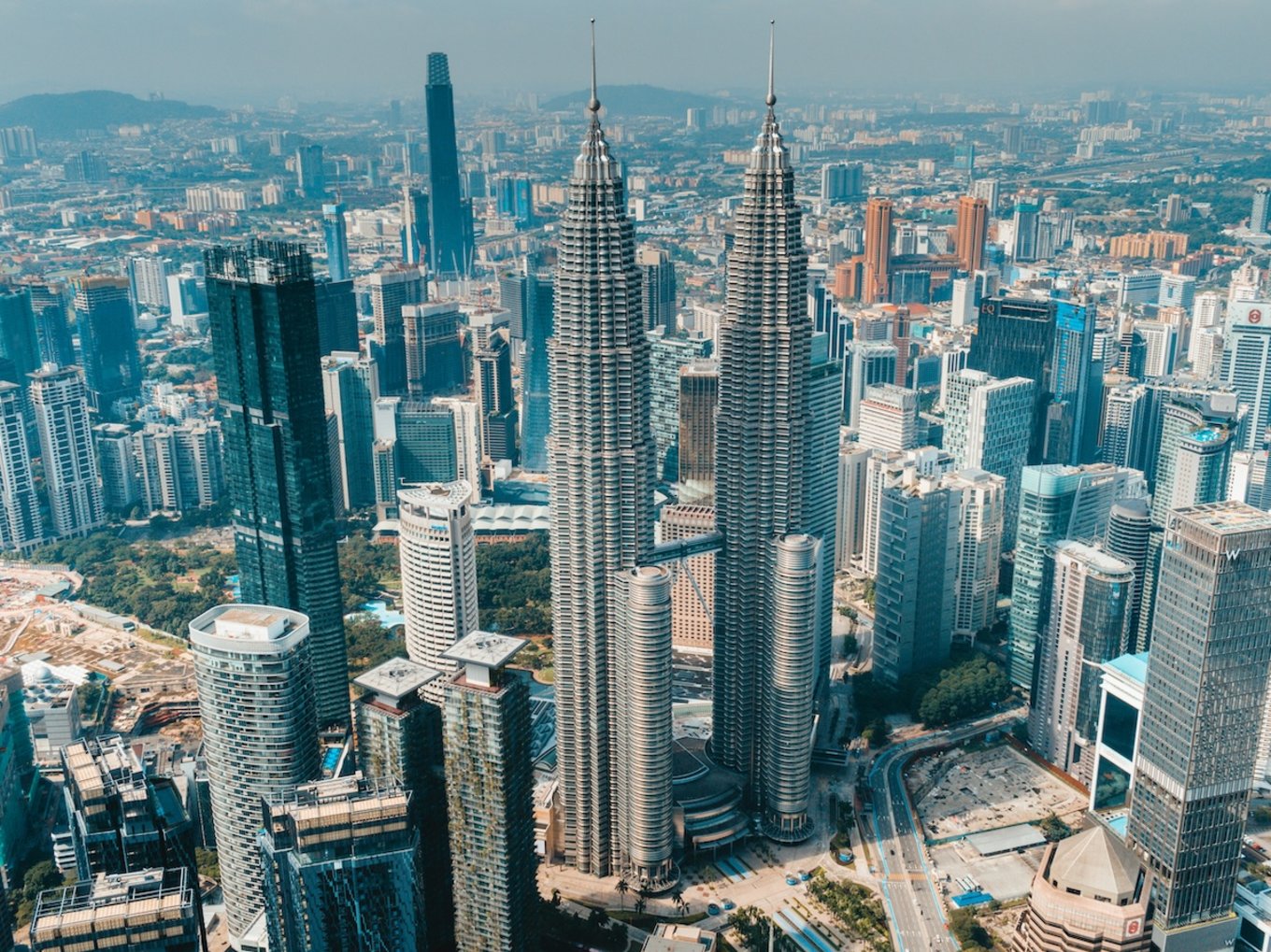 Petronas Twin Towers in KL, Malaysia