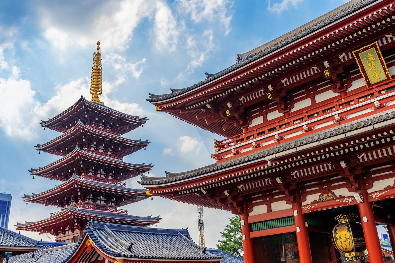 Senso-ji Temple in Asakusa, Tokyo