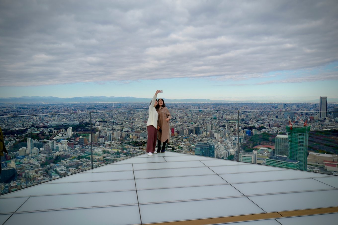 Shibuya Sky rooftop in Tokyo