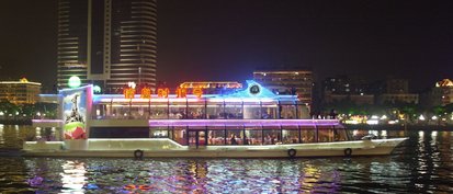 Pearl River Night Cruise in Guangzhou (Canton Tower Wharf)