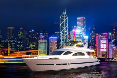 Sunset/Night Cruise of Victoria Harbor - Luxury Yacht [Includes Unlimited Snacks and Drinks + Photography]