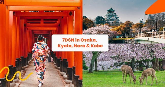 7 Day Kansai Itinerary Explore Osaka Kyoto Nara Kobe