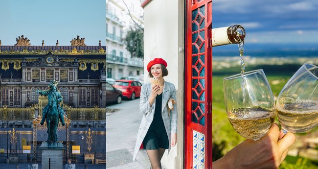 Paris/France - September 10, 2019 : Asian tourist girl with a