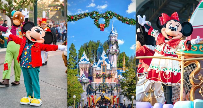 Disney Olaf wears red and white Christmas hat , Frozen: Olafs