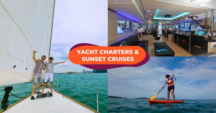 Yacht Charter In Singapore: Sunset Cruises, Water Activities & Private  Yacht Rental From $128 - Klook Travel Blog