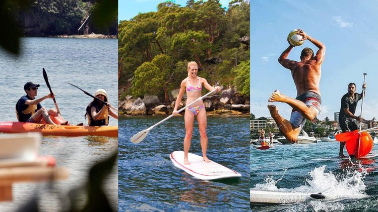 Great Lakes Area, NSW, Kayaks & Paddle