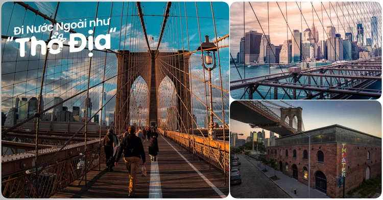 Cầu Brooklyn là biểu tượng của thành phố New York với kiến trúc hoành tráng và sự nổi tiếng trên toàn thế giới. Hình ảnh của cầu với đường băng đêm lung linh sẽ khiến bạn thích thú và muốn thăm quan thêm.