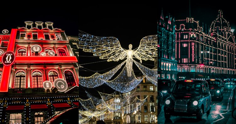 15 Beautiful Christmas Light Displays in London with a Side of