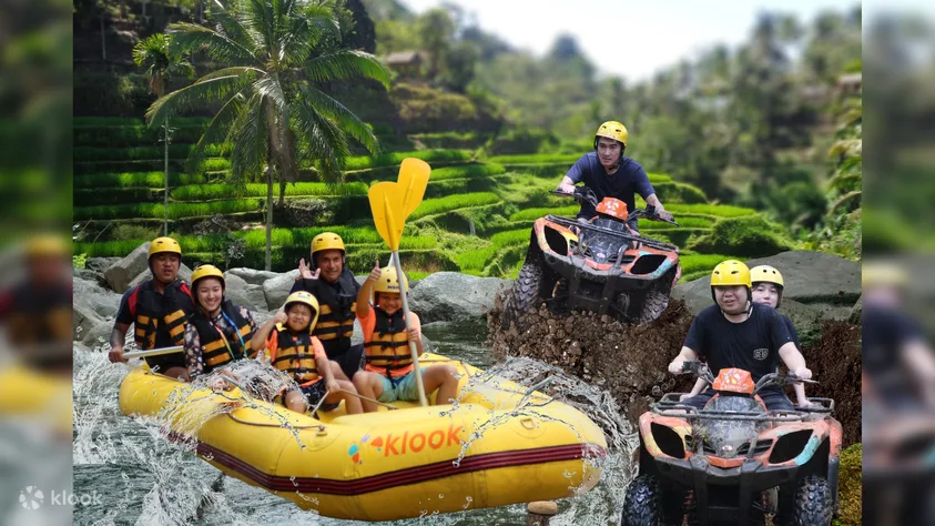 Combo ATV and Ayung River Rafting with Lunch