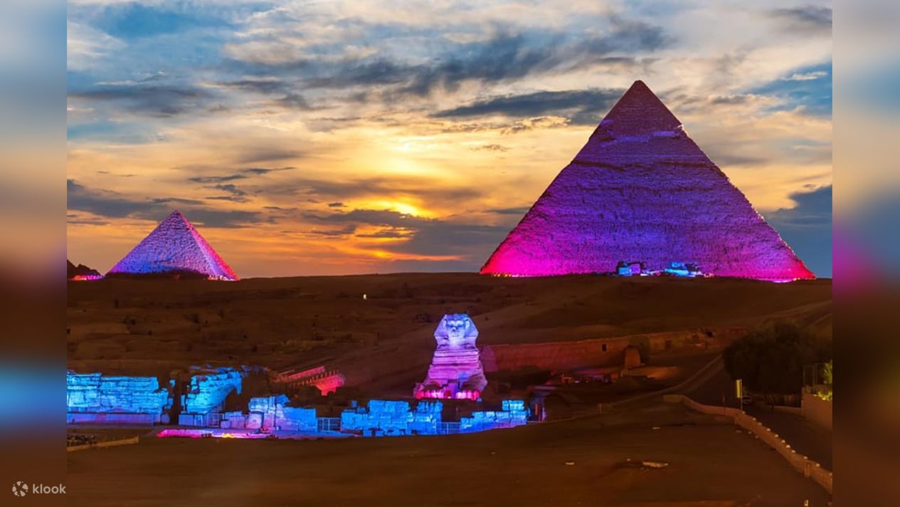 Cairo: Sound and light show with Dinner and Pyramids view - Klook ...
