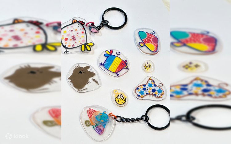 Shrink Film Shrink Art Keychain DIY Keychain/Pin Shrink Art