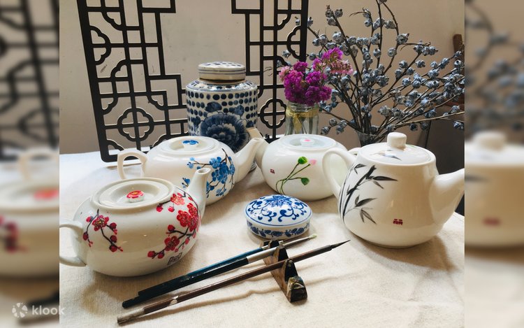 中国茶壷 絵付けワークショップ（香港・湾仔 / Ka Atelier提供
