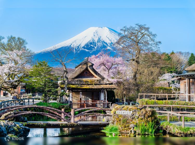 One-day trip to Mount Fuji in Japan | Arakurayama Sengen Park - Fujiyoshida  Honmachi Street - Neba