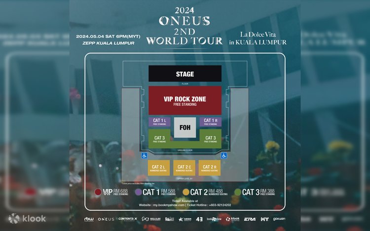 ONEUS 2ndワールドツアー「La Dolce Vita」クアラルンプール | Klook