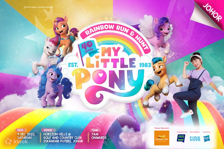 My Little Pony Rainbow Run Hunt Carnival Ticket Horizon Hills
