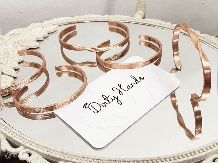 Gold. BellaRyann.com, Silver. BellaRyann.com, & Copper Metal Beads with  Brown Leather - Triple Wrap Bracelet