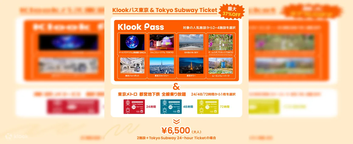 東京観光必携！「Tokyo Subway Ticket」で地下鉄７２時間乗り放題1500