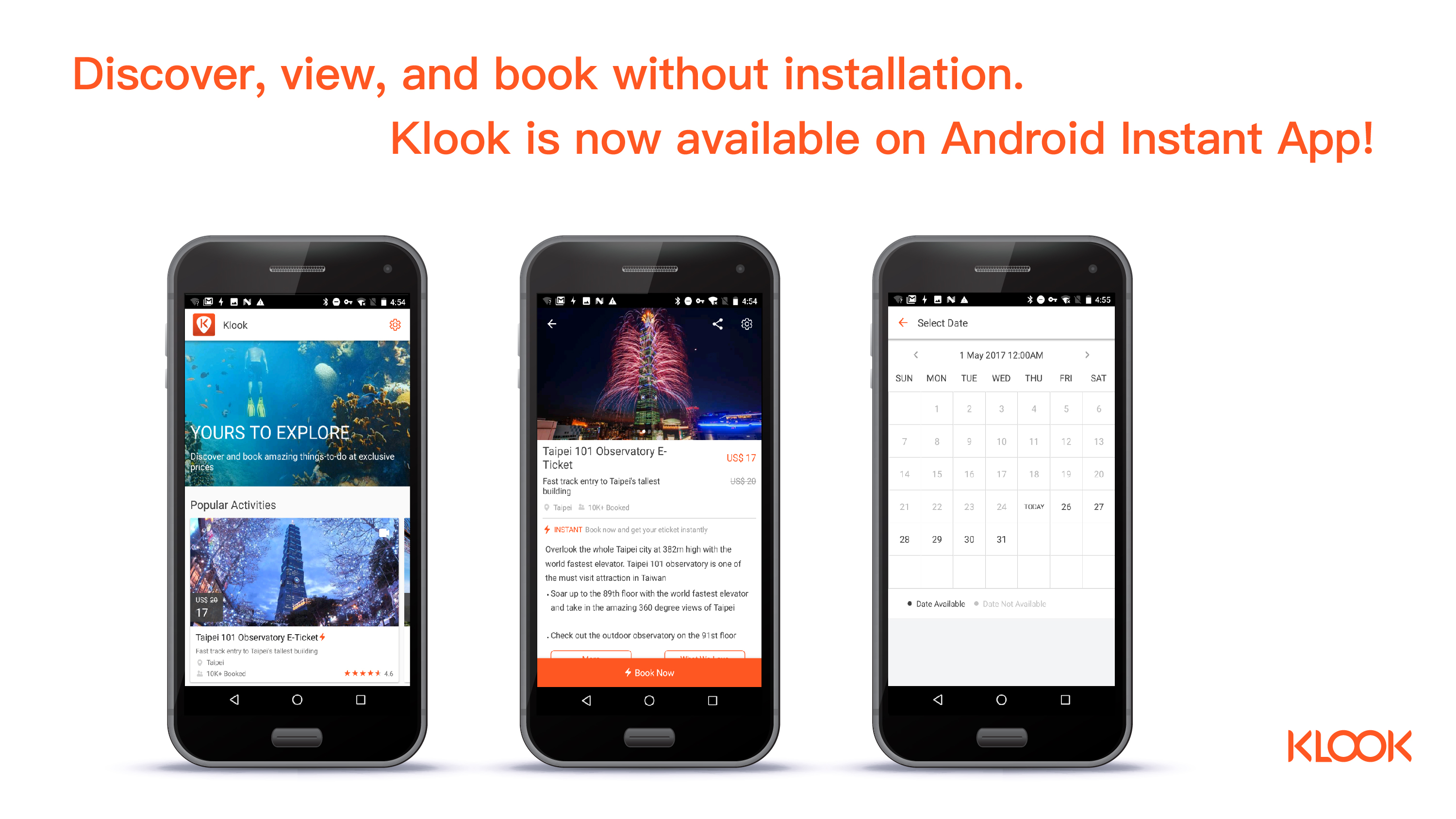 Klook Android Instant App Launched Klook Travel Blog