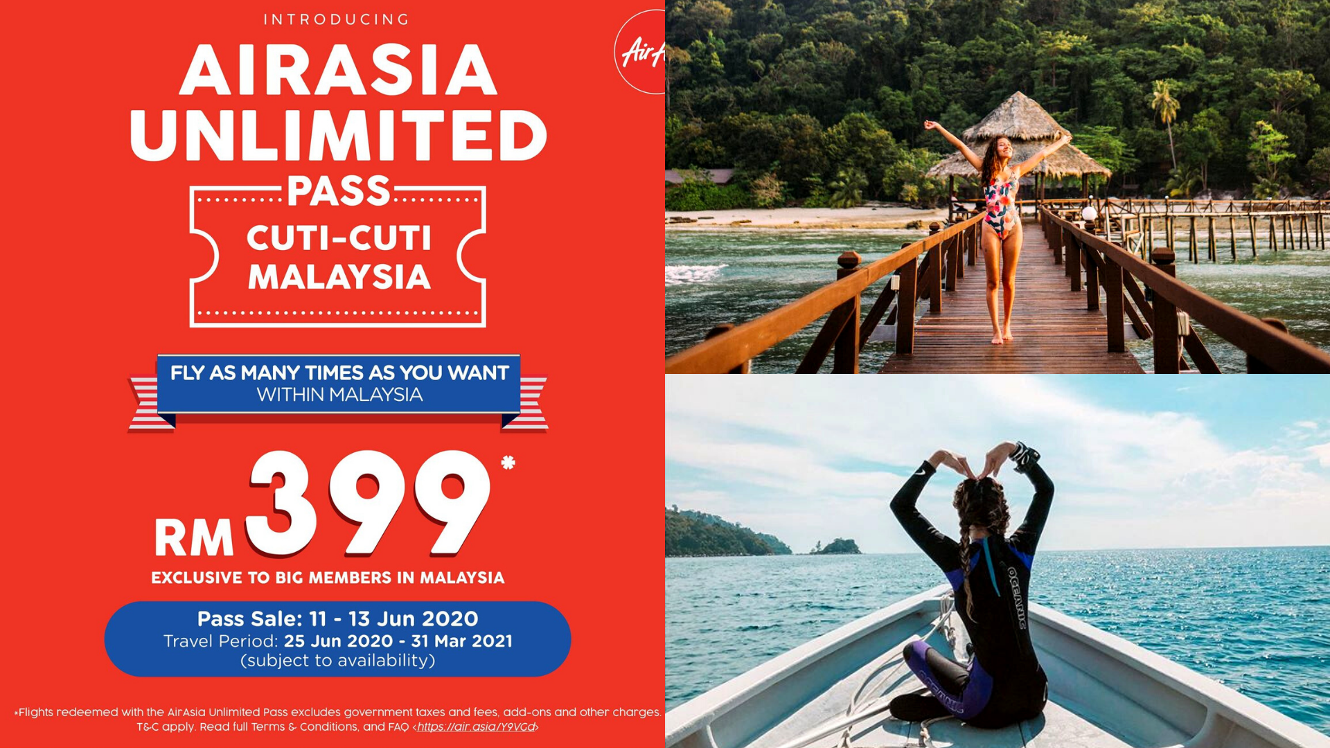 Fly As Many Times As You Want For Only Rm399 With Airasia S New Unlimited Pass Time To Plan Some Cuti Cuti Malaysia Adventures Klook Travel Blog