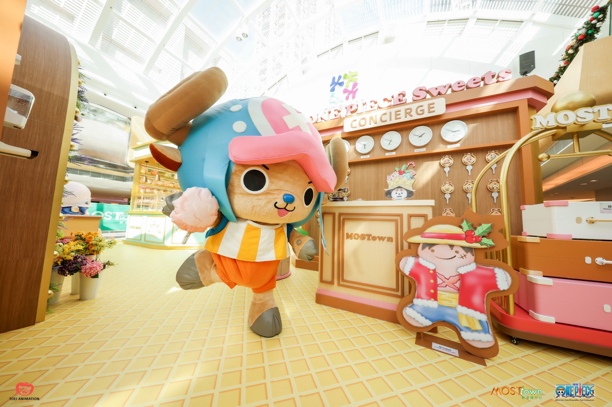 ONE PIECE SWEETS角色化身巨型甜點