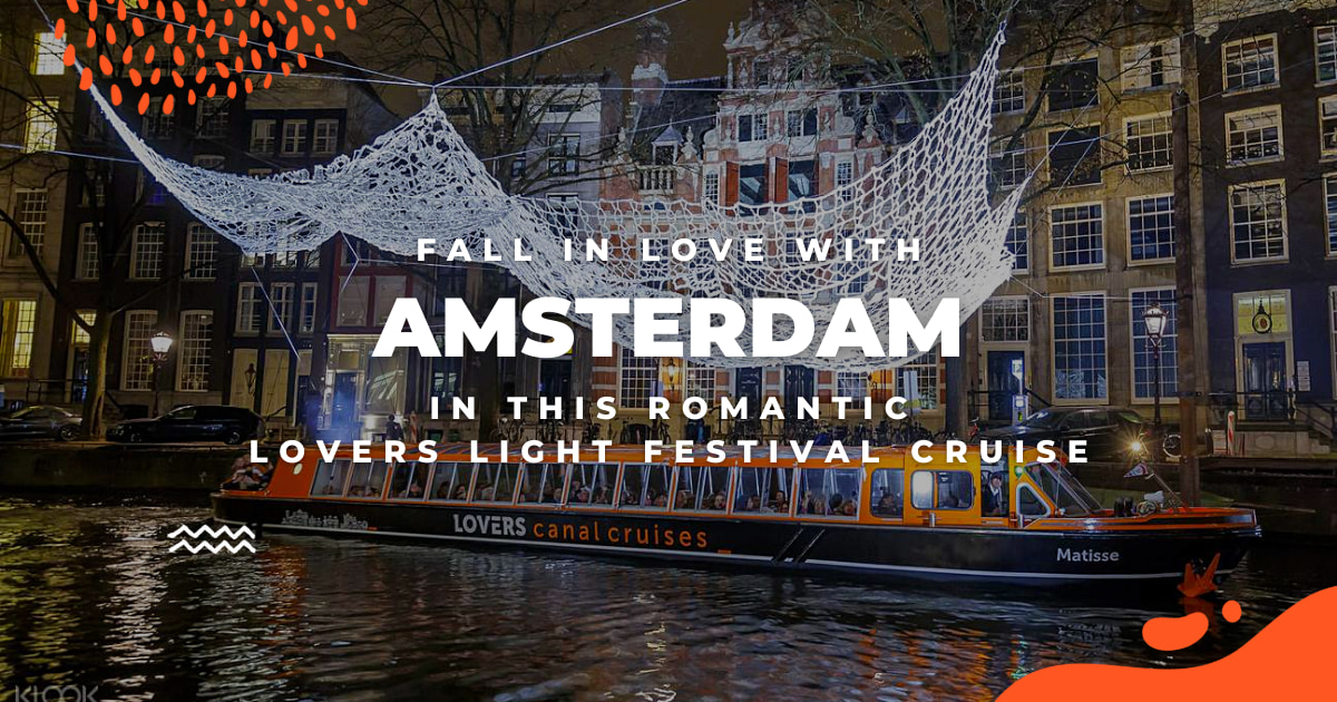 Samenpersen terwijl Numeriek Fall in Love With Amsterdam in This Romantic Lovers Light Festival Cruise -  Klook Travel Blog