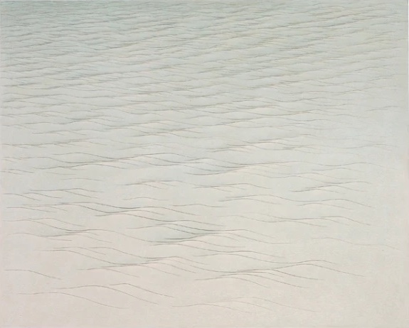 Jang Young-Sook, Wave #3, 2005, Acrylic on canvas, 80 x 100 cm