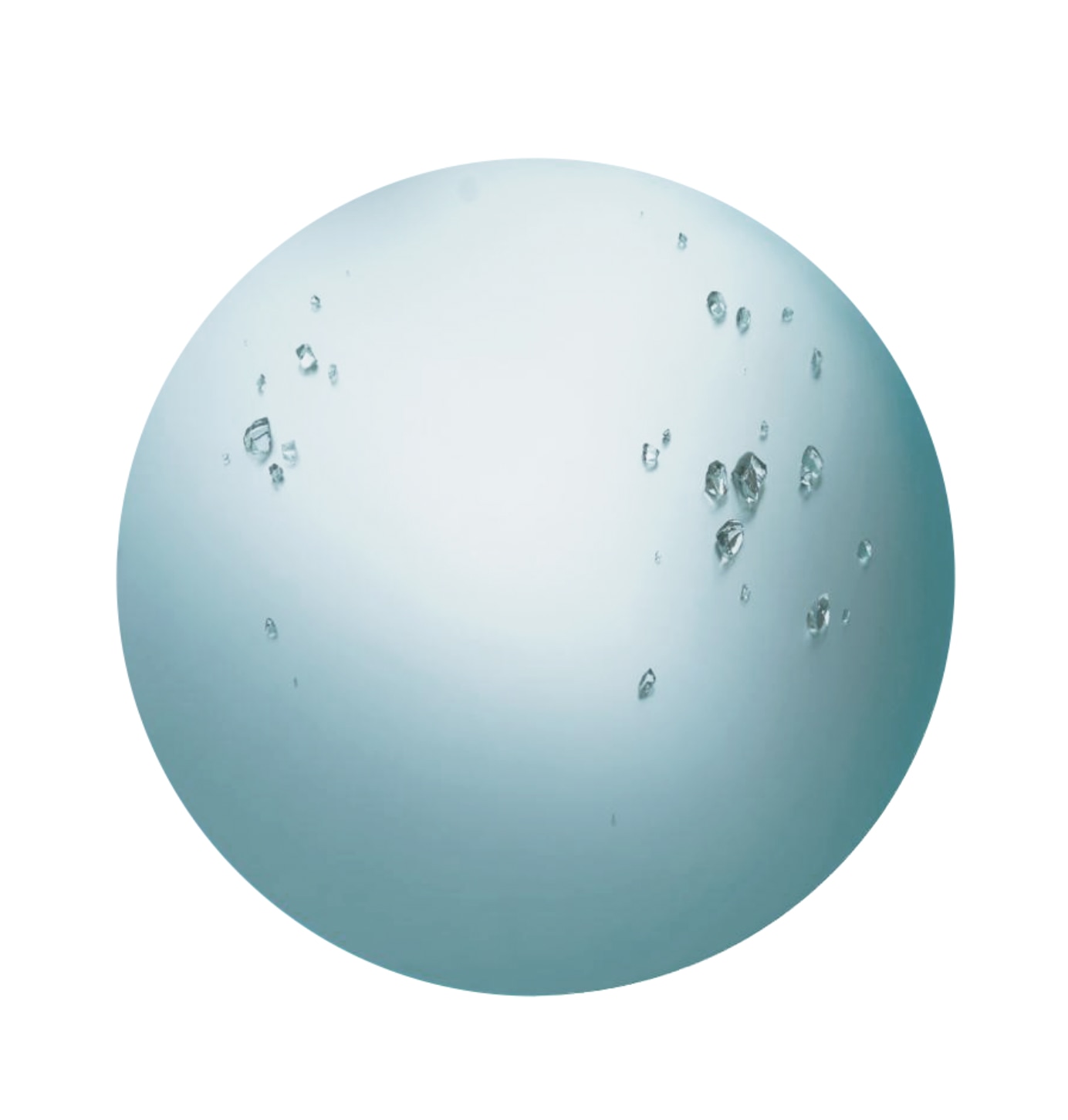 Lee Kyou-Hong, Breathing of Light 20220510, 2022, Painting on acid etched mirror and laminated glass, Diameter 140 cm