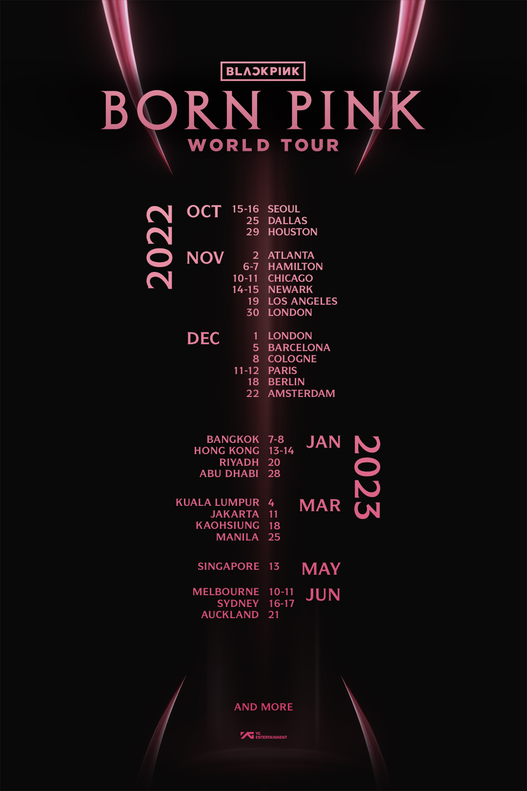 BLACKPINK演唱會｜BORN PINK｜BLACKPINK WORLD TOUR｜高雄站