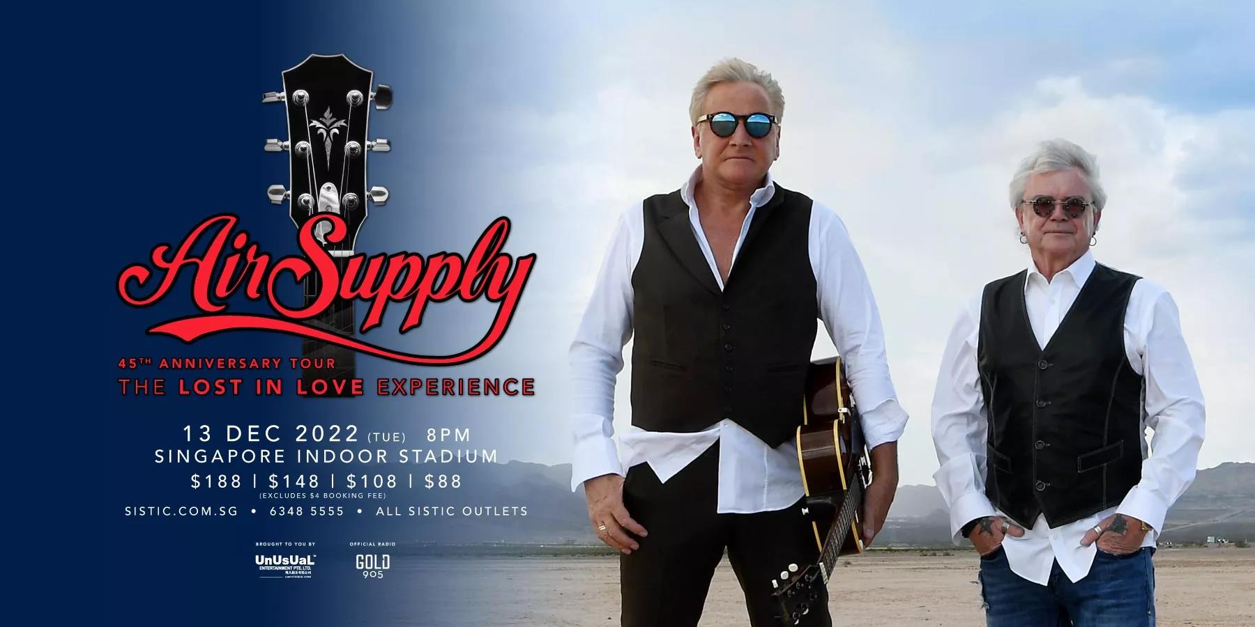 air supply tours