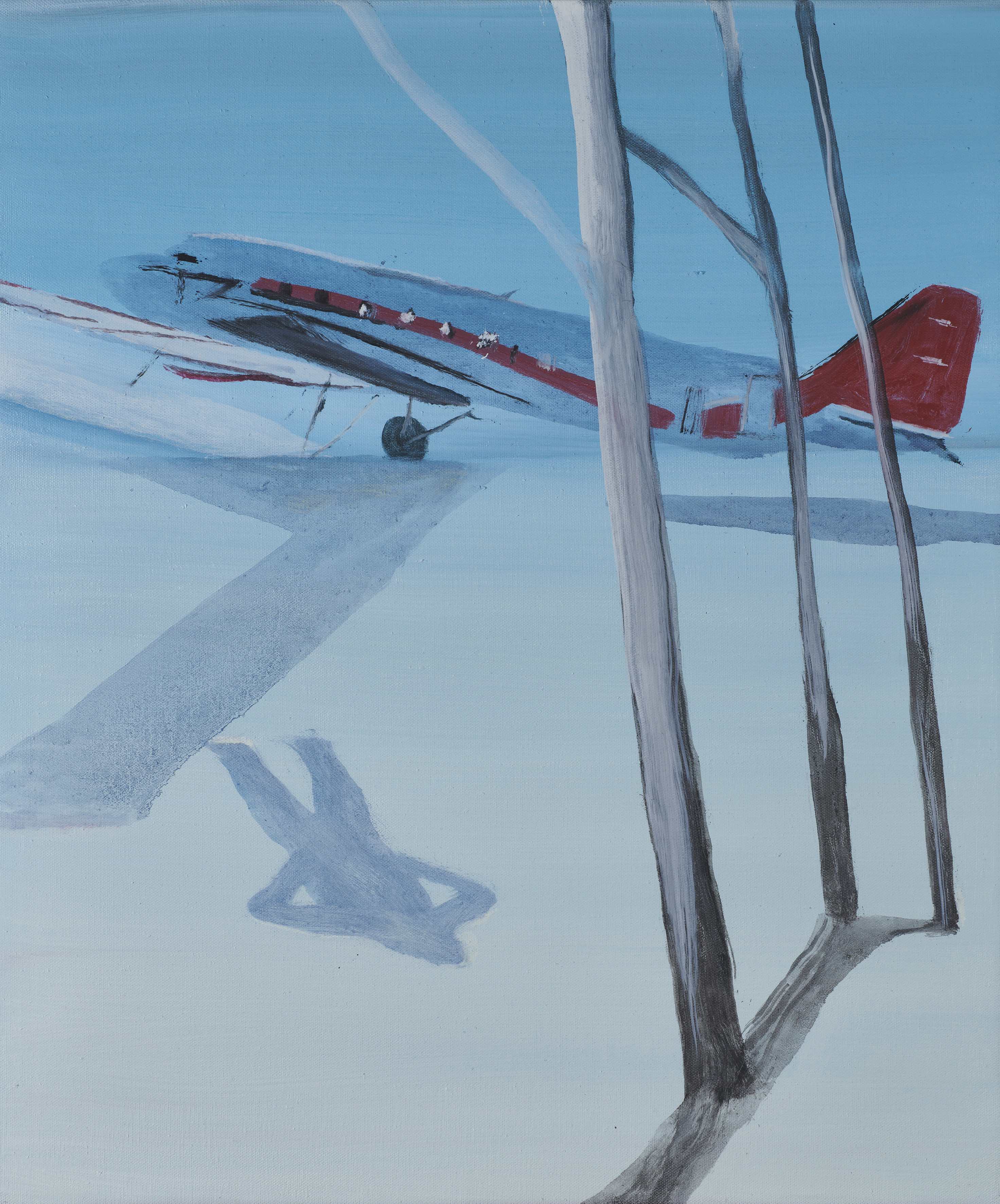 Marc Desgrandchamps_ Untitled_Oil on canvas_55 x 46 cm, 2021_courtesy Galerie EIGEN + ART LeipzigBerlin_Photo Studio Julien Bouvier