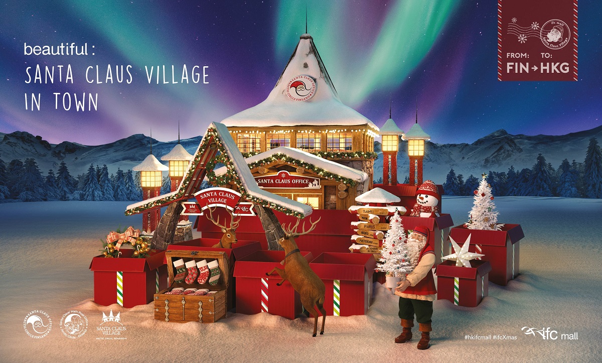 ifc mall brings Finland’s Official Santa Claus Village to Asia for the first time 芬蘭聖誕老人村Santa Claus Village首度降臨亞洲