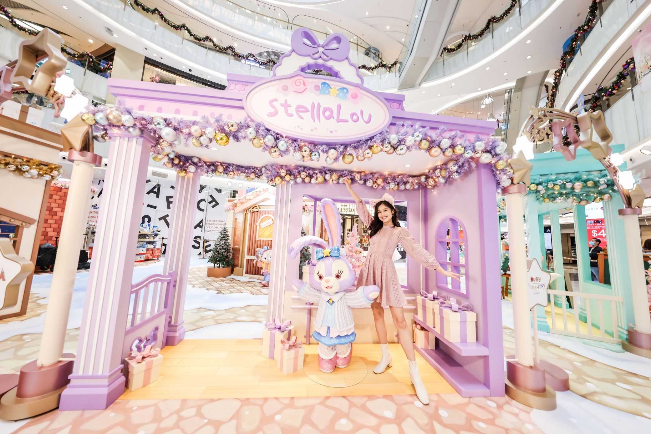 薰衣草粉紫色調填滿了StellaLou主題小屋