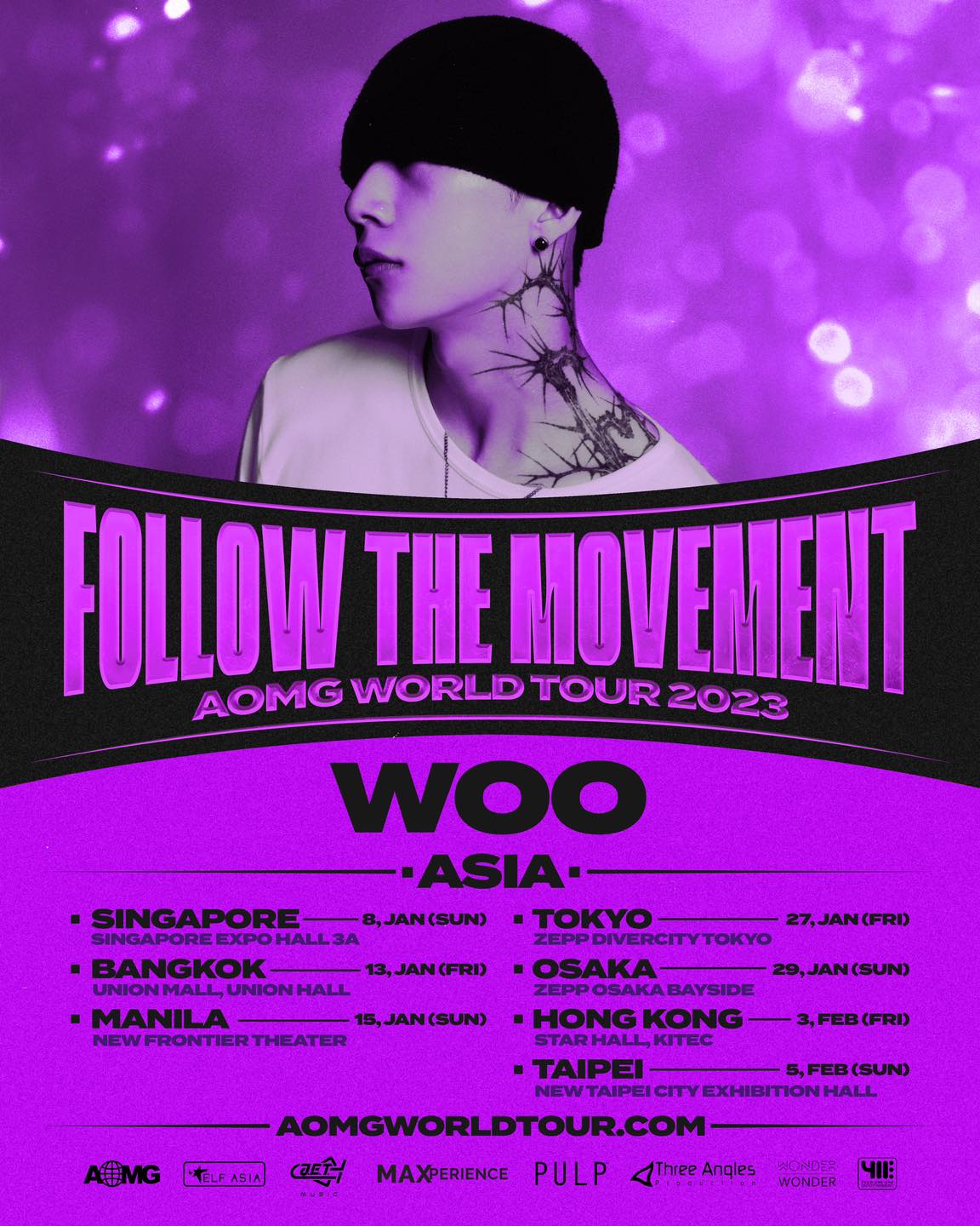 AOMG WORLD TOUR 2023 FOLLOW THE MOVEMENT Singapore Expo