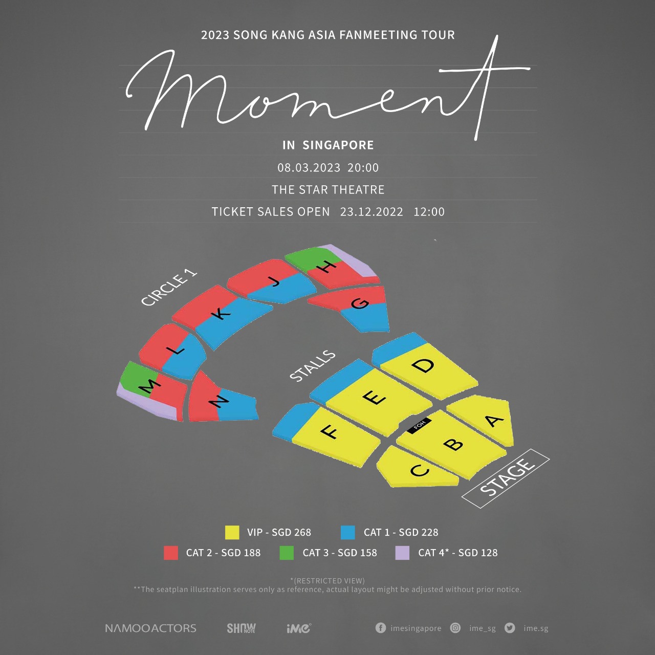 2023 SONG KANG ASIA FANMEETING TOUR “MOMENT” IN SINGAPORE