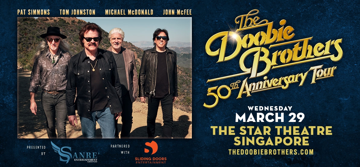 Doobie Brothers 50th Anniversary Tour in Singapore
