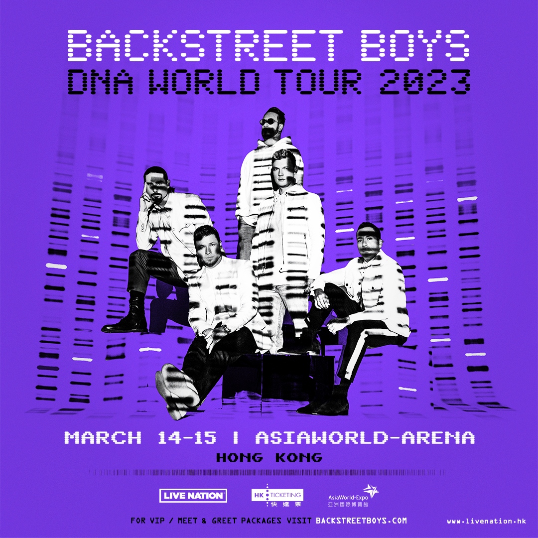 BACKSTREET BOYS DNA WORLD TOUR 2023 IN HONG KONG