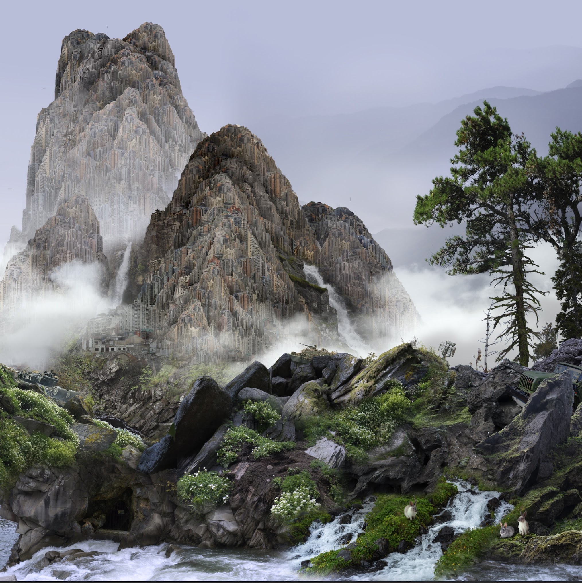 Ink Alchemy-Yang Yongliang_2023_Rabbit- Copy