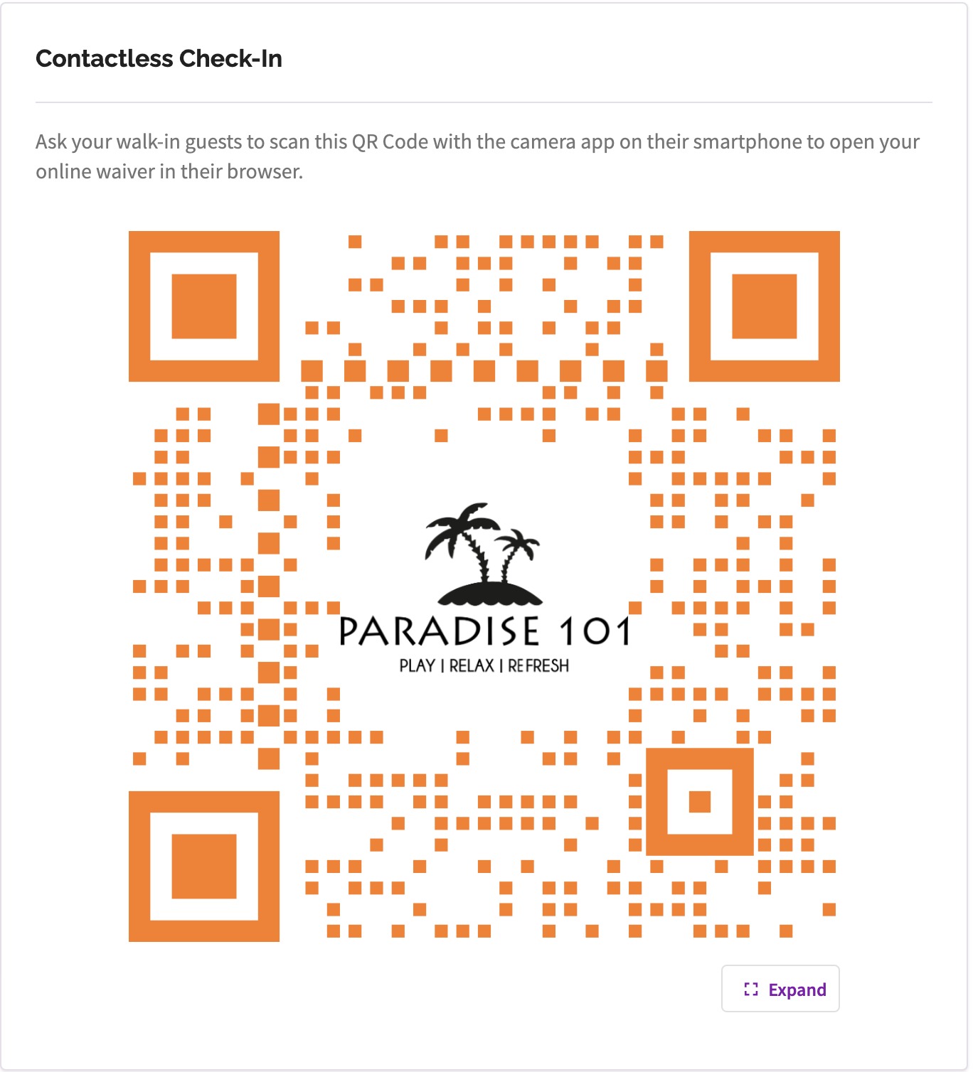 Paradise 101 QR Code