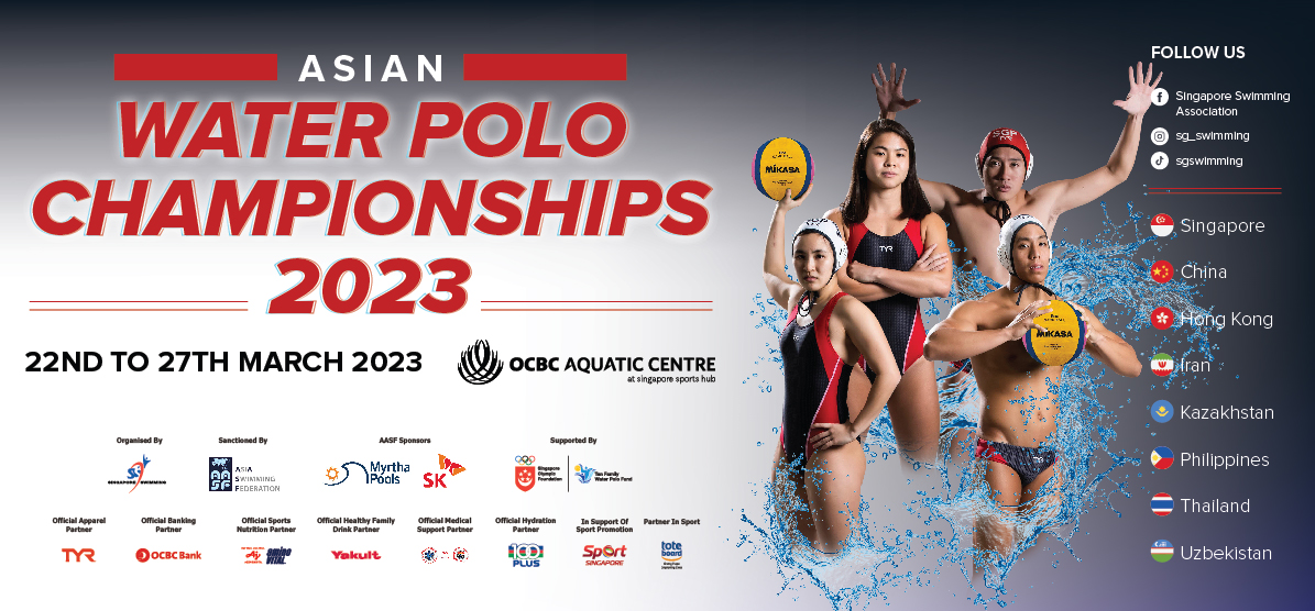 Asian Water Polo Championships 2023 OCBC Aquatic Centre