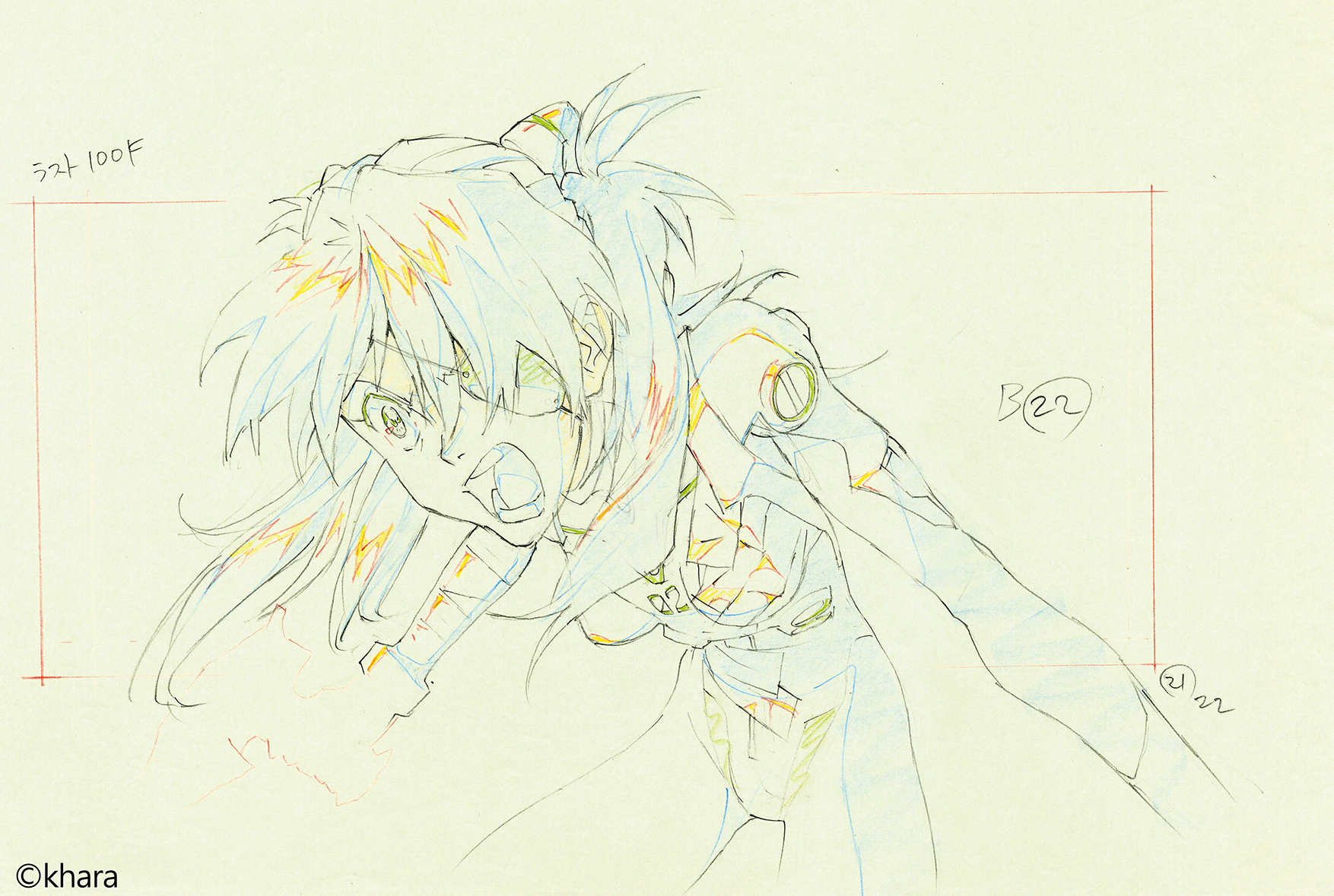 圖02_「：Q」C-0021　修正原画